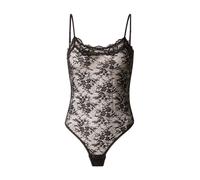 Dorina Body de Encaje Sin Relleno ORIGINS - Ribete de Encaje Elegante, Cierre con Corchetes en la Entrepierna, Ajuste Regulable, Negro