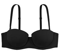 DORINA Michelle Bandeau-Sujetador Uso Diario, Opaco, Negro (, 95A para Mujer