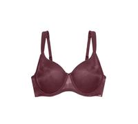 DORINA Origins-Shimmer Mesh-Wired_Bra Origins Sujetador - Sin Relleno, armaduras, Tejido de Malla con Lentejuelas y Microfibra, Correas Ajustables, Rojo, Rojo, 105D