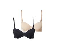Dorina Sujetador 'LOUISE' beige / negro 90xB beige / negro