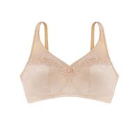 Dorina Sujetador Minimizador Teagan Mujer - Sin Aros, Sin Relleno, Cobertura Total, Tirantes Ajustables Extra Anchos, Soporte Trasero en U Power Mesh, Diseño de Satén y Encaje, Beige