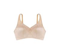 Dorina Sujetador Minimizador Teagan Mujer - Sin Aros, Sin Relleno, Cobertura Total, Tirantes Ajustables Extra Anchos, Soporte Trasero en U Power Mesh, Diseño de Satén y Encaje, Beige