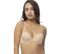 Dorina Sujetador push up para mujer, camiseta Plunge, con aros acolchados, copas moldeadas, Michelle, blanco, beige, negro, Michelle/Eco-marfil, 95A
