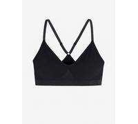 Dorina Revive Bralette Inalámbrico para Mujer - Ligero Acolchado con Rellenos Extraíbles, Detalle Racerback y Tejido de Microfibra Circular sin Costuras, Negro