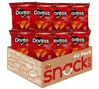 Doritos Chips de tortilla con sabor a queso Nacho, bolsas de 1 onza (paquete de 40)
