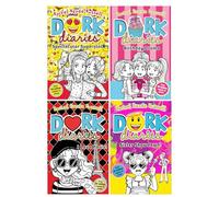 Dork Diaries Collection 4 Books Set (Volume 13-16) By Rachel Renee Russell (Birthday Drama!, Spectacular Superstar, I Love Paris!, Sister Showdown!)