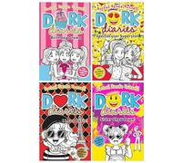 Dork Diaries Series (Vol. 13-16) By Rachel Renee Russell 4 Books Collection Set (Dork Diaries: Birthday Drama!, Spectacular Superstar, I Love Paris! & Sister Showdown)