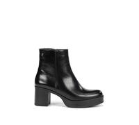 Dorking By Fluchos ® D9591-TO - Botin Liso con Plataforma Bowy | Color: Negro | Talla: 39 EU