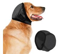 Dorking Cuidado auditivo para Perros, 1 Cache-oreilles pour Chien, antibruit, imperméable et anxiolytique, soulage l'anxiété et le Bruit Pendant le toilettage, le Bain et la Natation (Gris, M)