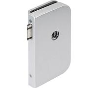 DORMAKABA Office Junior LM - Cerradura para puerta de cristal (anodizado), color plateado