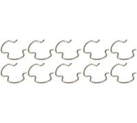 Dorman 801-451 Clips de retención de conector de transmisión de 1/2 pulgada, paquete de 20 unidades de ajuste universal