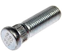 Dorman Perno dentado para rueda 610-254.40 M12-1.50, moleteado de 12.73 mm, longitud de 41.5 mm, plateado, paquete de 40