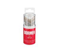 Dormer A094 No.413 HSS Taladro Recubierto de Estaño Juego 13 1.5- 6.50mm x 0.5mm