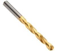Dormer Broca de carburo sólido R510, acabado TiN, vástago redondo, punto de partida de 130 grados, diámetro de corte de 15/64 pulgadas (paquete de 1)