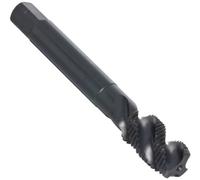 Dormer E0333/4 Series E033 HSS-E-PM - Grifo de máquina de flauta en espiral UNF con acabado templado al vapor, estándar ISO, rosca de 3/4"-16, diámetro de corte de 19.050 mm, longitud de 112 mm