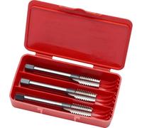 Dormer E5315/8NO6 Series E531 HSS recto flauta mano grifo BSW con acabado brillante, estándar ISO, NO6, rosca 5/8"-11, diámetro de corte de 15.875 mm, longitud de 102 mm