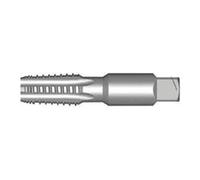 Dormer E7111/4 Series E711 HSS NPT recto flauta de mano interrumpida, acabado brillante, 1/4 "-18 x 75mm