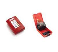 Dormer L114302 Series L114 HSS Juego de taladros DIN brillante, EX006H + A002, 14 piezas