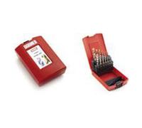 Dormer L114304 Series L114 HSS Juego de taladros DIN brillante, E298 + A002, 14 piezas