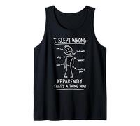Dormí Mal Cuello Mal Misterio Dolor Dormir Camiseta sin Mangas