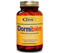 DORMIBIEN Contribuye a rebajar la actividad nerviosa del cerebro, aportando calma .C. Alimenticio a base de GABA, Plantas, Probióticos, L-Teanina, Minerales y Melatonina 100% Vegano 90 Cap Veg