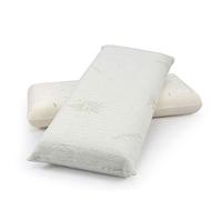 DORMIDAN - Almohada viscoelástica Perforada | Suave y Fresca | Tejido Stretch con Hilo de Plata | Desenfundable | Pack de 2 Unidades | 75cm