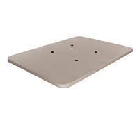 DORMIDAN - Base tapizada con Tejido 3D y Válvulas de Aireación | Sin Patas | Refuerzo Central | Medida 150x180cm | Color Beige