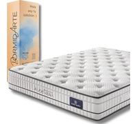 dormidarte Colchón 135x190 cm Muelles Ensacados - Colchones 135 x 190 Reversible Doble Cara Firme/Suave - Colchones 135x190 Aloe Vera 30 cm, Firmeza Media Transpirable, Independencia de Lechos