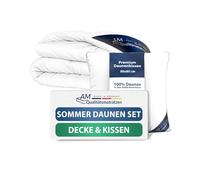 DormiGood Nordico Plumas Cama 135x200 cm de Verano - Edredon Nordico Plumon 135x200 con Almohada 80x80 cm - Set de Edredón Nórdico Plumón 135x200 - Hipoalergénico y con Certificación Oeko Tex