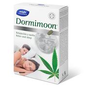 DORMIMOON ® Aceite de Semillas de Cañamo + Melatonina + Valeriana + Pasiflora + Vitamina B3 y B6 | 30 Comprimidos | Relajación y sueño | 1 toma al día