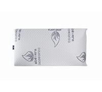 Dormio - Almohada viscoelástica con perfecta adaptabilidad al cuello, Tejido Aloe Vera, Termorregulable, Blanco, 105 cm