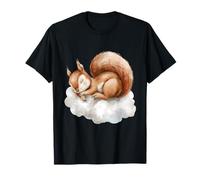 Dormir ardilla durmiendo animal nube linda ardilla durmiendo Camiseta
