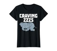 Dormir Divertido Anhelo Dormir Siesta Lindo Pijama para Camiseta gráfica económica, Mujer, Negro, XS