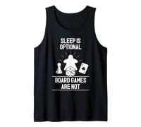 Dormir es Opcional Juegos de Mesa No Son Camiseta sin Mangas