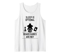 Dormir es Opcional Juegos de Mesa No Son Camiseta sin Mangas