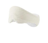 Dormir - Máscara para dormir con bloqueo de luz, almohada para el cuello, máscara de ojos para dormir, cubierta de sombra de ojos, parche portátil para los ojos (blanco)