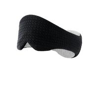 Dormir - Máscara para dormir con bloqueo de luz, almohada para el cuello, máscara para dormir, cubierta de sombra de ojos, parche portátil para los ojos (negro)