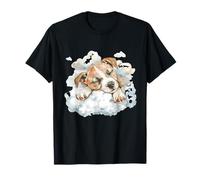 Dormir Perro Dormir Animal Nube Siesta Perro Dormido Camiseta
