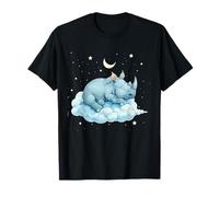 Dormir Rinoceronte Siesta Nube Amante del rinoceronte Camiseta