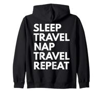 Dormir Siesta Viajero Viajar Sudadera con Capucha