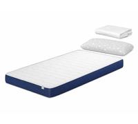 DORMISSIMO Pack Colchón 80X190 Cama Infantil h14 CM Orion Confort + 1 Almohada 80x35 cm + 1 Sábana Protectora 80x190 cm