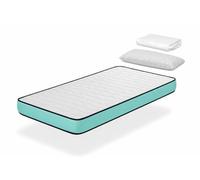 DORMISSIMO Pack Colchon 90X190 h14 CM Promo Confort + 1 Almohada + 1 Sabana portectora