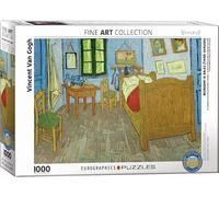 Dormitorio En Arles Por Furgoneta Gogh 1000pc Puzle Rompecabezas Eurographics