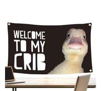 Dormitorio Fiesta Pared Bandera Divertida Alfombra Bienvenida Banner Dormitorio Decoración colgante de pared Signo colgante Muurbanner Alfombra Partido Bandera Decoración Dormitorio Arte de pared