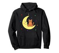 Dormitorio Infantil Sleepy Moon Cat Stars Sudadera con Capucha