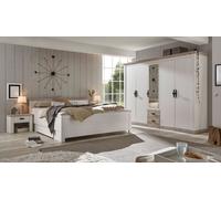 Dormitorio Set Completo Florenz 4-teilig Pinus Pinea Blanco Oslo Pinie