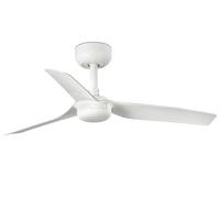 Dormitorio Ventilador Silenciioso con Mando a Distancia 90cm Mini Punt Dc Blanco