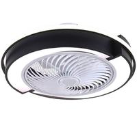Dormitorios para Comedores Y Salas De Estar Iluminación Led Moderna Cerrada Y Ventiladores De Techo Lámpara De Techo para Lámpara De Araña Inteligente con Ventilador Eléctrico Lámpara De Ve