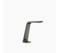 Dornbracht CL.1 caño para lavabo de pedestal sin desagüe automático, proyección 160mm, altura del grifo 204mm, 13715705-99, Color: Platino oscuro mate