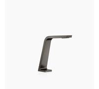 Dornbracht CL.1 caño para lavabo de pedestal sin juego de desagüe, proyección 160mm, altura del grifo 204mm, 13715705-99, Color: Platino oscuro mate